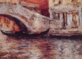 Góndolas a lo largo del canal veneciano William Merritt Chase